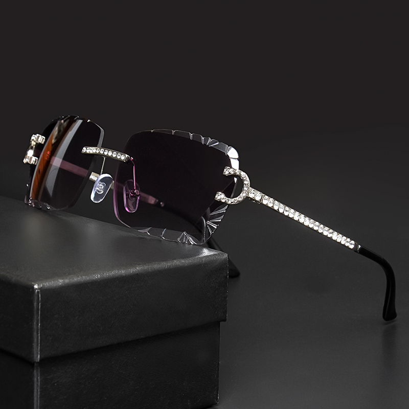 Men'S Accessories Glasses - Moda Çerçevesiz Kare Güneş Gözlüğü Vintage
