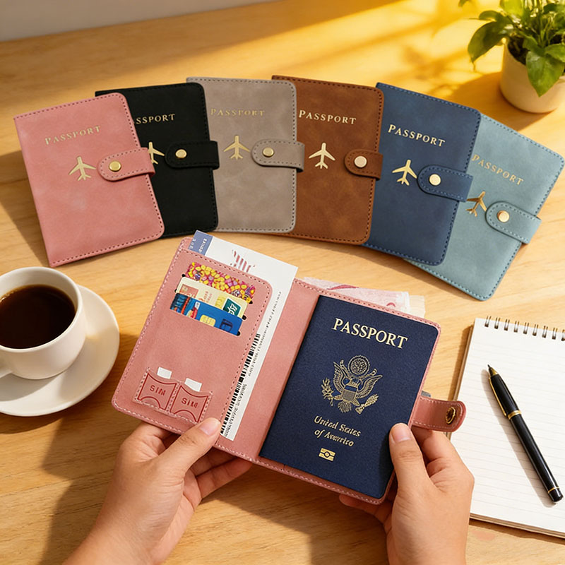 Men'S Accessories Essentials - Deri Pasaportluk, Seyahat Gereçleri Kredi Kartı