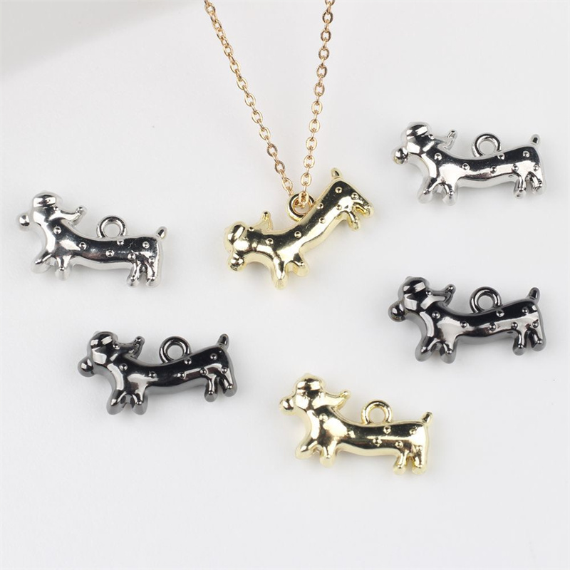 Men Accessories Locket - Yeni 100 adet/grup renkli baskı hayvanlar