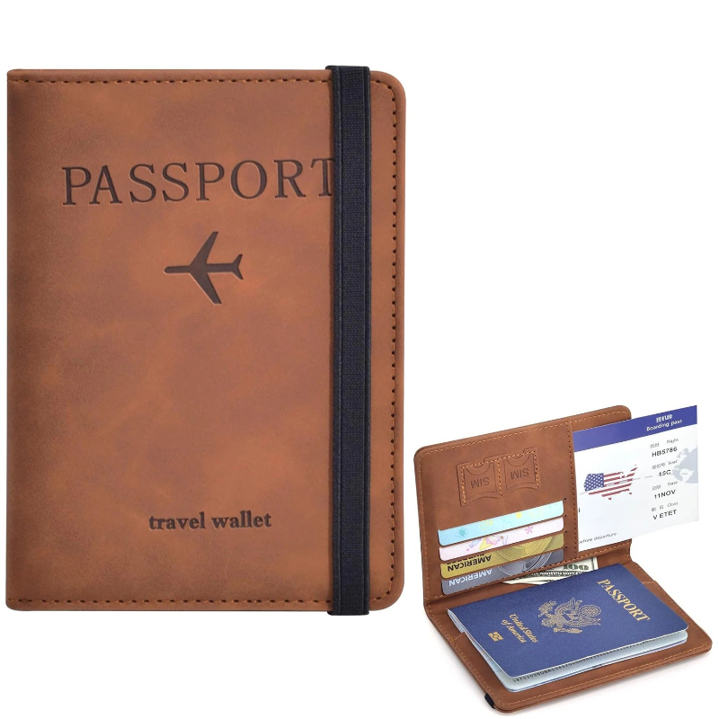 Men'S Accessories Essentials - Seyahat Pasaportluk Cüzdan Kılıfı Erkekler ve