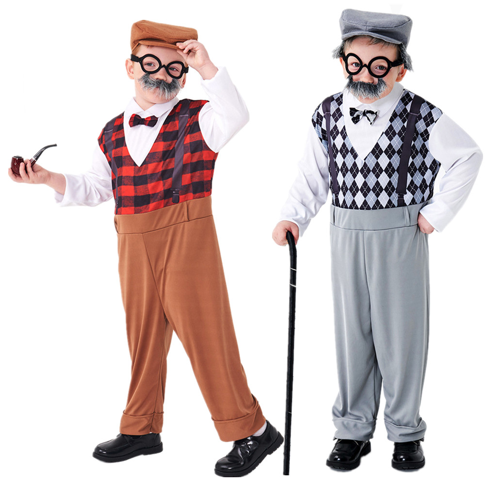 Men'S Accessories Glasses - Çocuklar için Cadılar Bayramı Cosplay Yaşlı