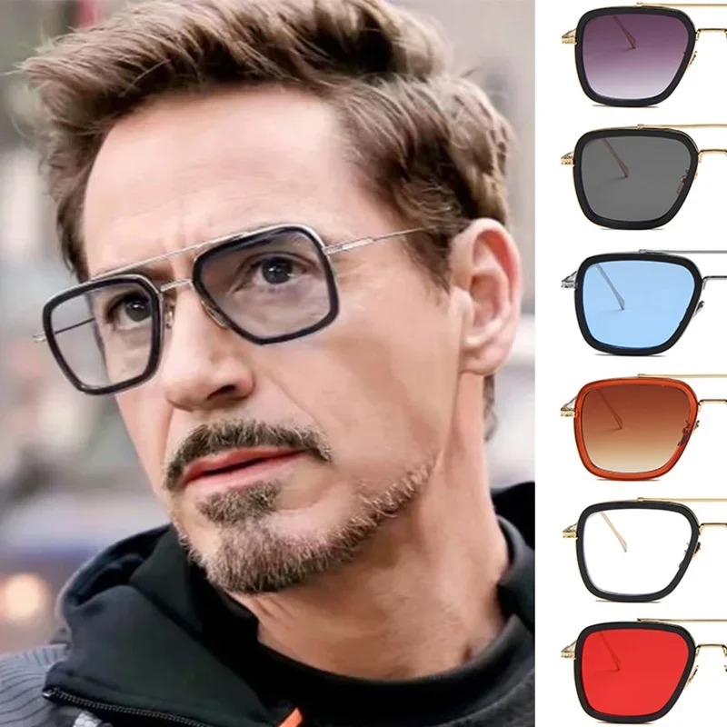 Men'S Accessories Glasses - Steam Punk Tony Stark Güneş Gözlüğü