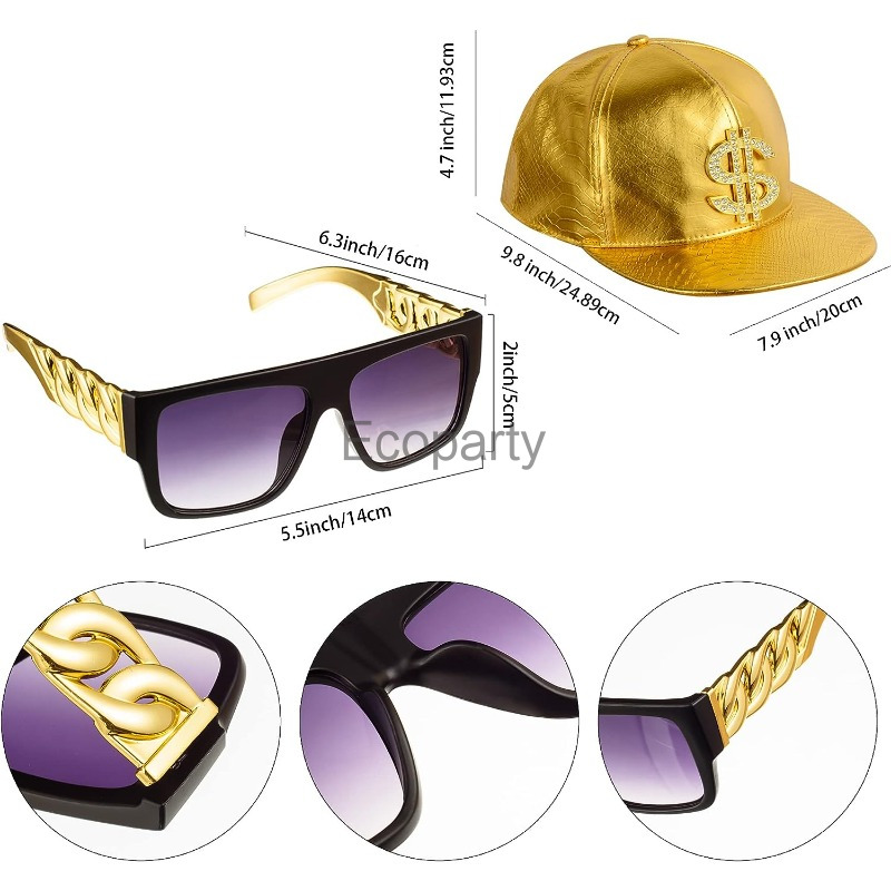 80s 90s Hip Hop Kostüm Aksesua - Men Accessories Chain And Bracelet incelemesi ve fiyatı