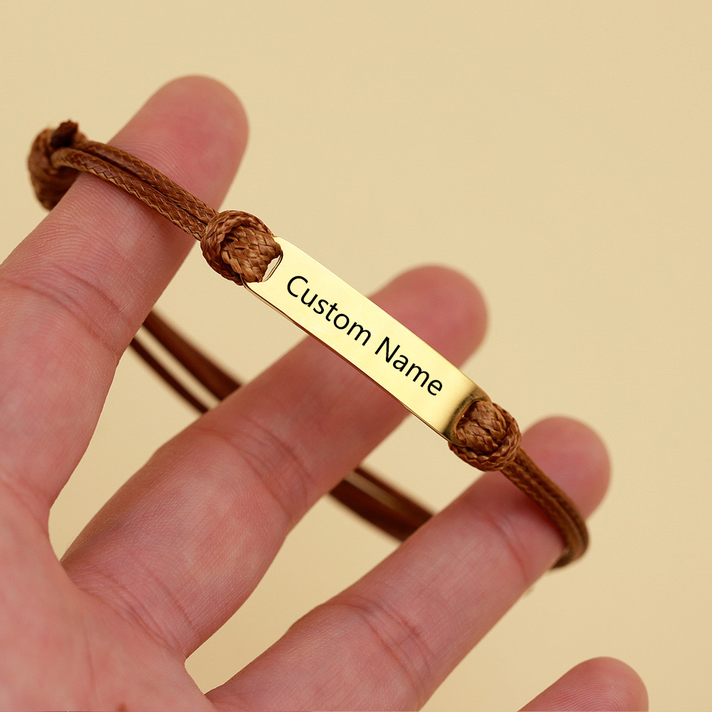 Özel Mektup Adı Bilezik El Kaz - Men'S Accessories Jewelry Bracelet incelemesi ve fiyatı