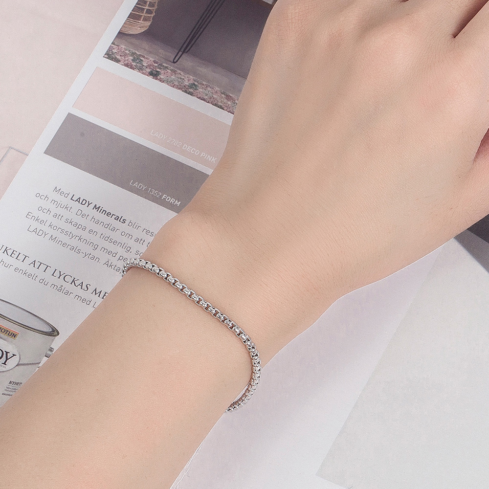 Unisex 925 Ayar Gümüş Bileklik - Men Accessories Chain And Bracelet incelemesi ve fiyatı