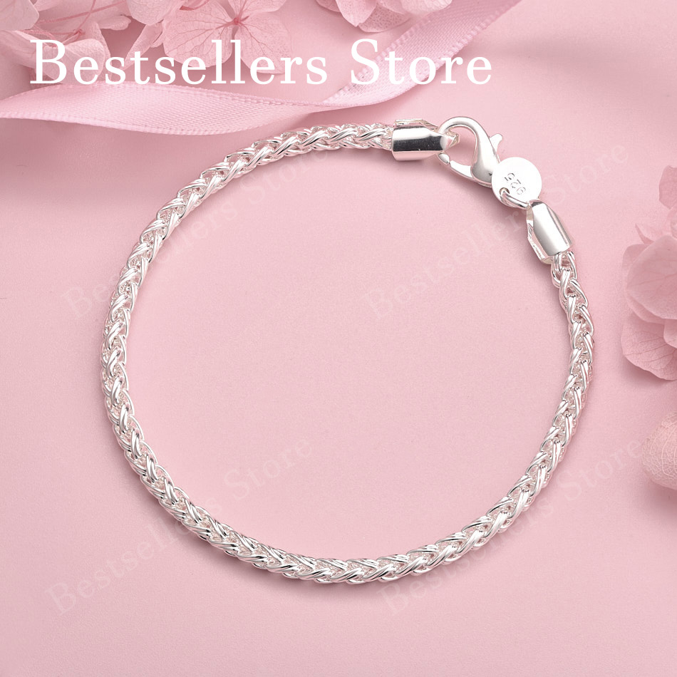 Charm 925 ayar gümüş 8 inç zar - Men Accessories Chain And Bracelet incelemesi ve fiyatı