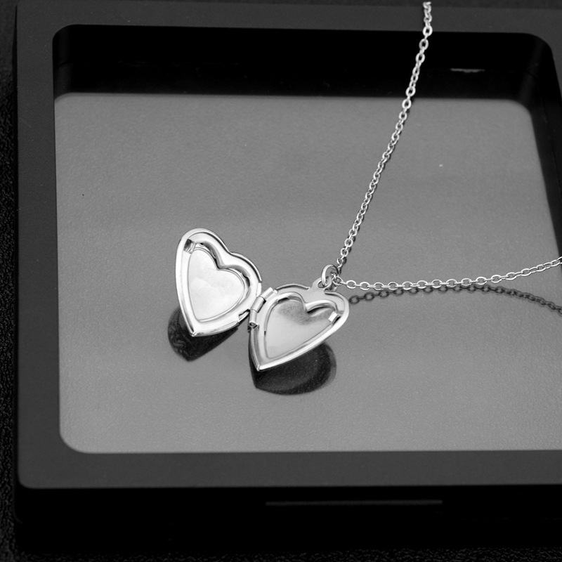 Aşk Kalp Madalyon Kolye Kolye  - Men Accessories Locket incelemesi ve fiyatı