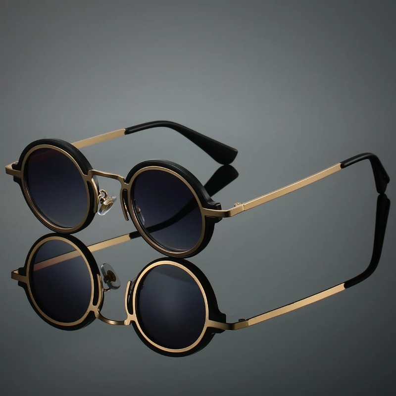 Yeni Retro Metal Yuvarlak Çerç - Men'S Accessories Glasses incelemesi ve fiyatı